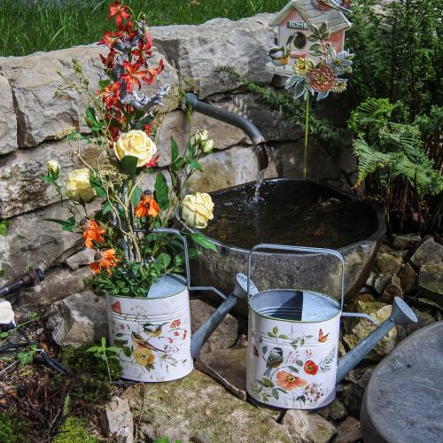 Floristik24 Dekoratyvinė laistytuvas vintažinė metalinė sėjamoji 33×13cm×31cm