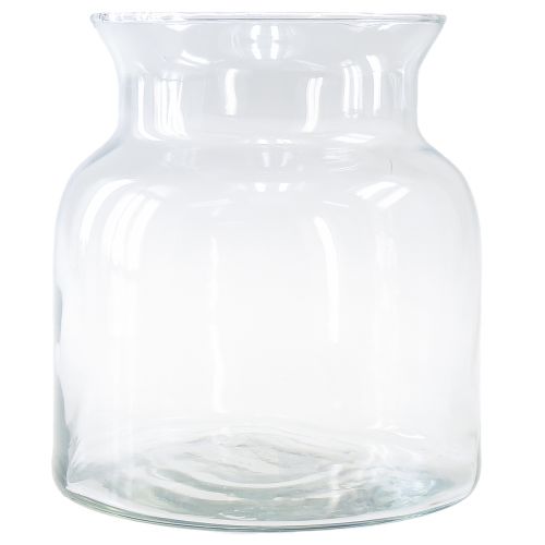daiktų Dekoratyvinio stiklo vazos žibinto stiklas skaidrus Ø18cm H20cm
