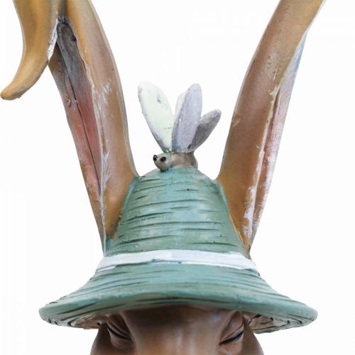Floristik24 Deco triušio biusto puošmena triušio galva 18cm