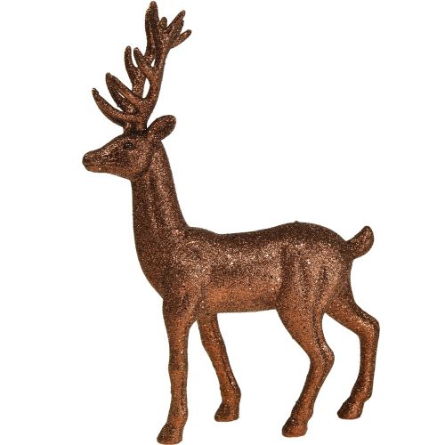daiktų Deco elnio elnio vario dekoravimo figūros blizgučiai H37cm