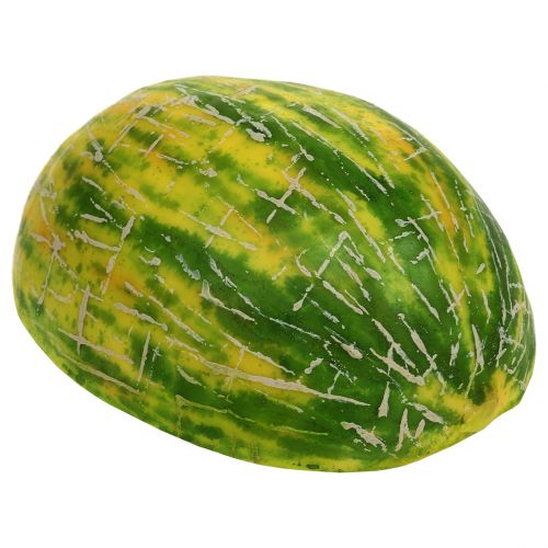 daiktų Dekoratyvinis lipčiaus melionas perpjautas oranžinis, žalias 13cm