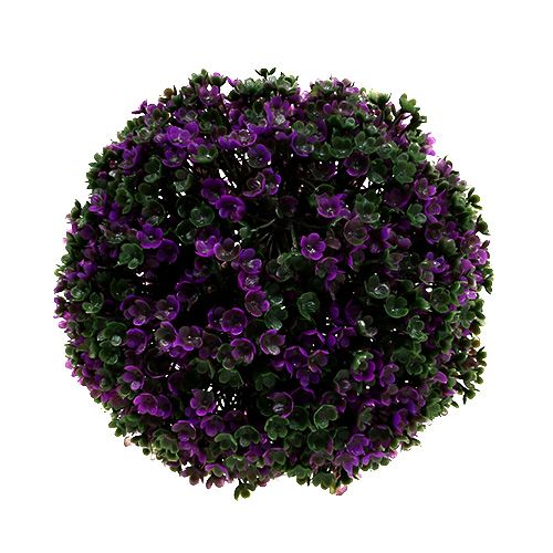 daiktų Dekoratyvinis rutulys violetinis iš gėlių dirbtinio augalo rutulys Ø15cm 1 vnt