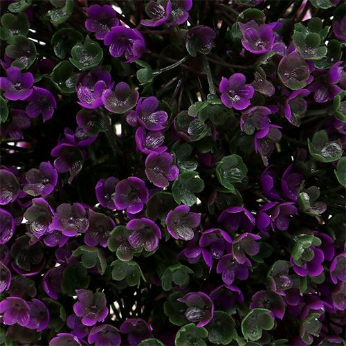 daiktų Dekoratyvinis rutulys violetinis iš gėlių dirbtinio augalo rutulys Ø15cm 1 vnt
