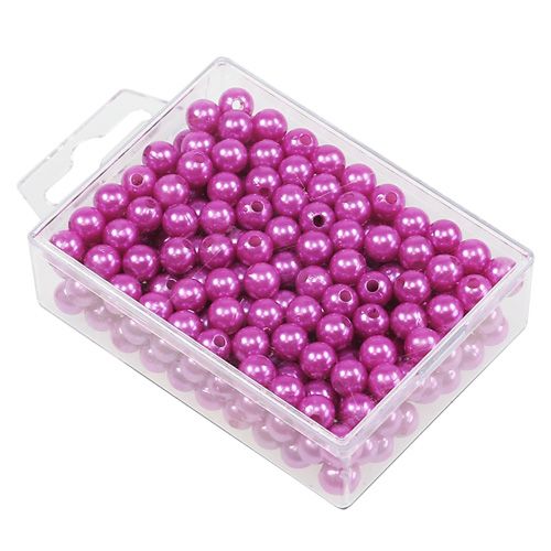 daiktų Dekoratyviniai karoliukai Ø8mm violetiniai 250 vnt