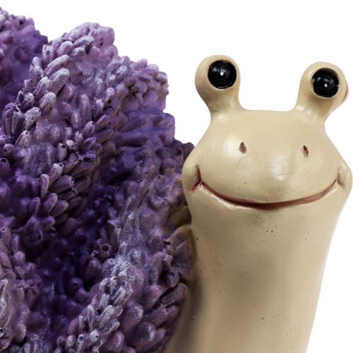 daiktų Dekoratyvinės sraigės dekoratyvinės figūrėlės violetinės smėlio spalvos levandos 12cm 2vnt
