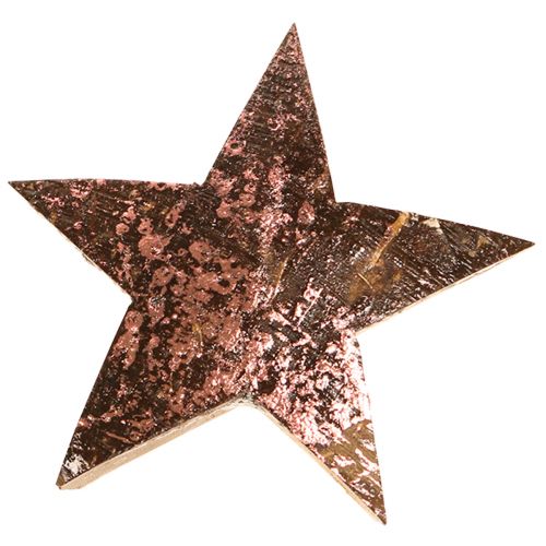 Floristik24 Dekoratyvinė žvaigždė puansetija kokoso rožinė metalinė 5cm 50 vnt