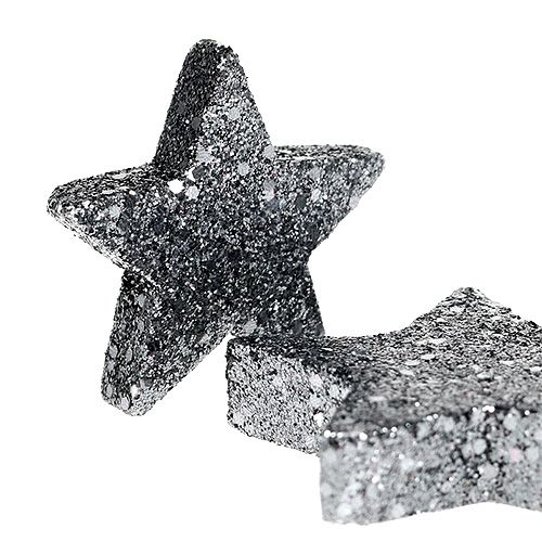 daiktų Dekoratyvinės žvaigždutės sklaidymui 4-5cm juodos 40vnt