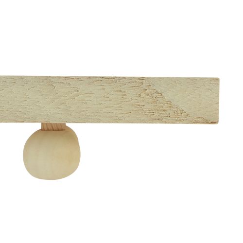 daiktų Dekoratyvinis padėklas su kojomis medinis padėklas Paulownia 55/65cm 2 rinkinys