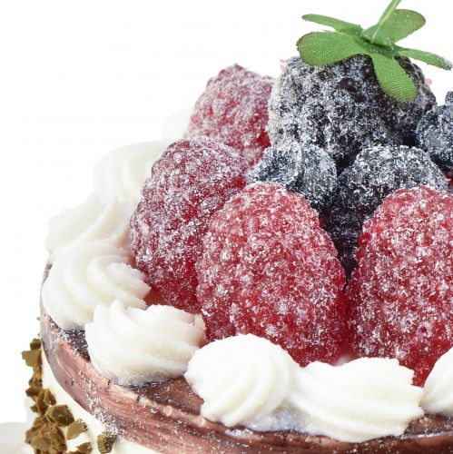 Floristik24 Dekoratyvinis šokoladinis tortas su aviečių tortu Ø10cm