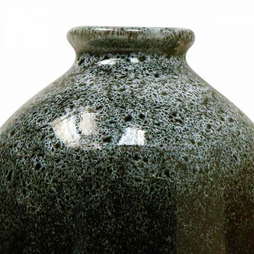 daiktų Dekoratyvinės vazos, keraminių vazų komplektas apvalus H9,5cm Ø8cm 3vnt