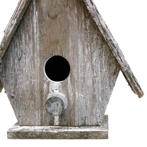 daiktų Dekoratyvinis paukščių namelis pakabinimui Birdhouse Deco Grey H22cm