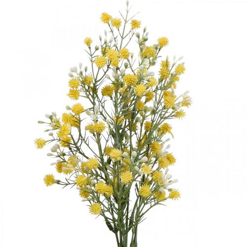 Deco šakos Netikros mimozos puokštė sidabrinė-akacija H35cm