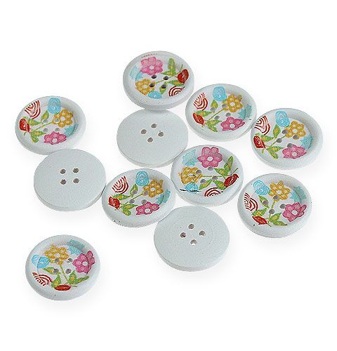 Floristik24 Dekoratyvinės medinės sagos su motyvu Ø2.3cm 135p