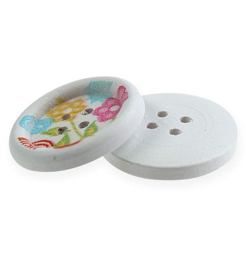 Floristik24 Dekoratyvinės medinės sagos su motyvu Ø2.3cm 135p