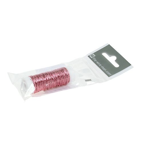 daiktų Deko viela Ø0,30mm 30g/50m rožinė