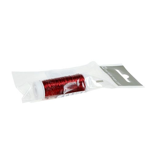 daiktų Deko viela Ø0,30mm 30g/50m raudona