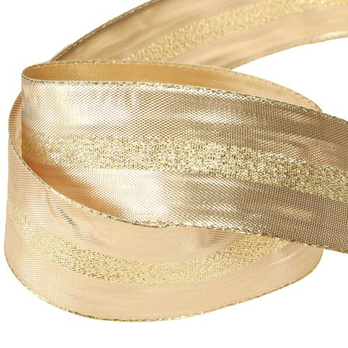 daiktų Dekoratyvinė juostelė auksinė blizgučiai juostelė Kalėdinė juostelė 40mm 20m