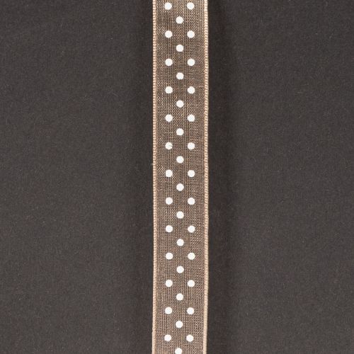 daiktų Dovanų juostelė su taškeliais stilingoms vestuvių dekoracijoms ir kūrybiškam pakavimui, 1,5 cm pločio, 20 m ilgio