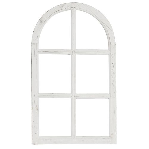 Floristik24 Dekoratyvinis langas nušiuręs prašmatnus medinis dekoratyvinis langas baltas 40×70cm