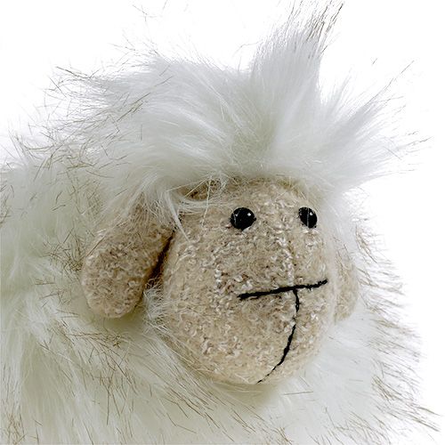 Floristik24 Dekoratyvinės figūros avies kremas 21cm