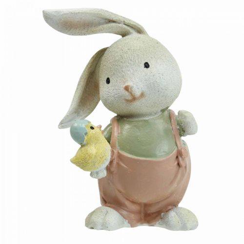 Floristik24 Deco figūrėlės deco triušiukų vaikai su jaunikliais H11cm 2vnt