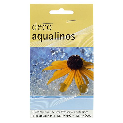 Floristik24 Deco gelis Aqualinos 15g skaidrus