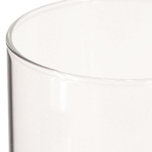daiktų Dekoratyvinis stiklas, stalo puošmena, gėlių vaza bespalvė Ø9cm H15cm