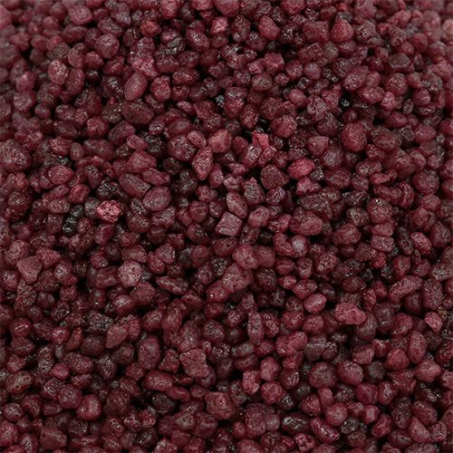 daiktų Dekoratyvinės granulės Burgundijos dekoratyviniai akmenys 2mm - 3mm 2kg