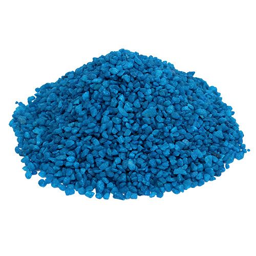 daiktų Dekoratyvinės granulės tamsiai mėlyni dekoratyviniai akmenys 2mm - 3mm 2kg
