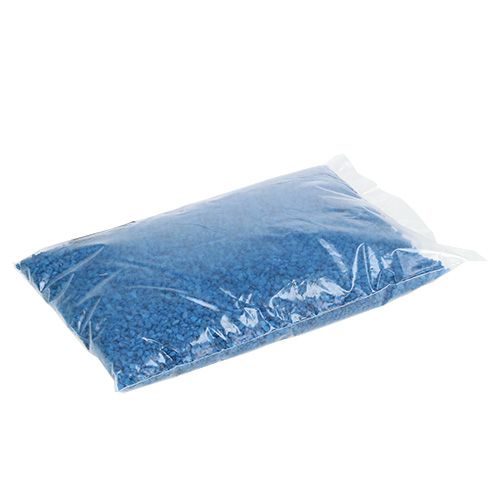 Floristik24 Dekoratyvinės granulės tamsiai mėlyni dekoratyviniai akmenys 2mm - 3mm 2kg