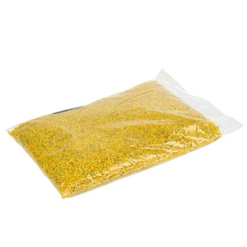 daiktų Dekoratyviniai granuliuoti geltoni dekoratyviniai akmenys 2mm - 3mm 2kg