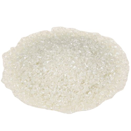 Dekoratyvinės granulės, stiklo granulės, dekoratyvinis smėlis 1–2 mm, perlamutras, 2 kg