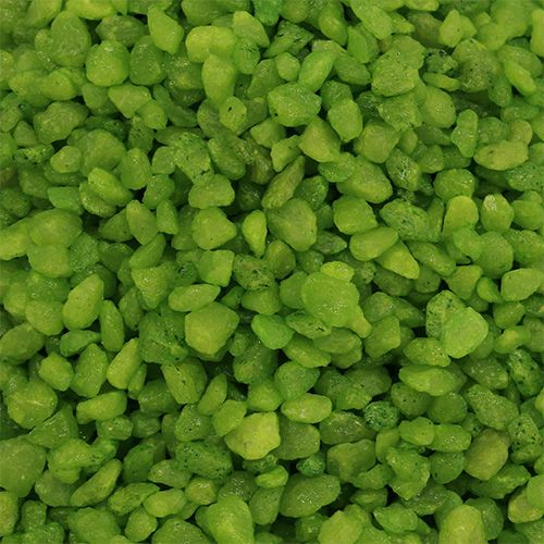 daiktų Dekoratyviniai granuliuoti žali dekoratyviniai akmenys 2mm - 3mm 2kg