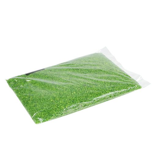 daiktų Dekoratyviniai granuliuoti žali dekoratyviniai akmenys 2mm - 3mm 2kg