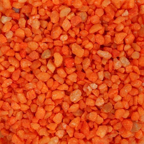 Deco granulės Oranžinė 2mm - 3mm 2kg