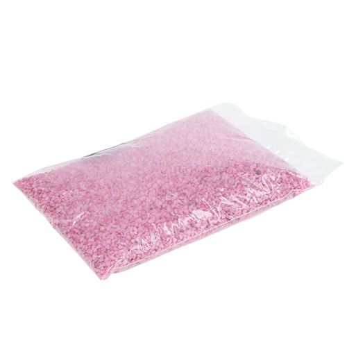 daiktų Dekoratyvinės granulės rožinės spalvos dekoratyviniai akmenys 2mm - 3mm 2kg