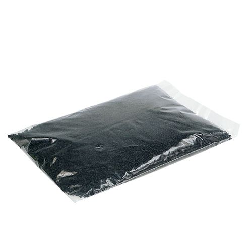 Floristik24 Dekoratyvinės granulės juodos 2mm - 3mm 2kg