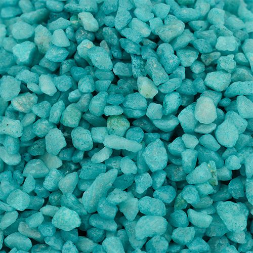 Floristik24 Dekoratyviniai granuliuoti turkio spalvos dekoratyviniai akmenys 2mm - 3mm 2kg