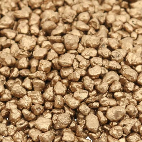 daiktų Dekoratyvinės granulės aukso dekoratyvinis žvyras 2-3mm 2kg