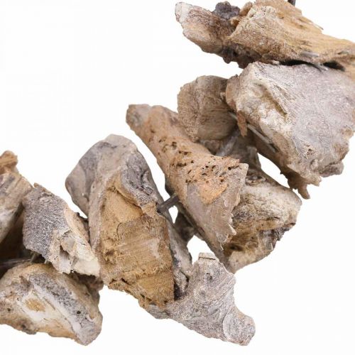 Floristik24 Deco vainikas natūralaus vainiko šaknies medis deco natural baltas Ø35cm