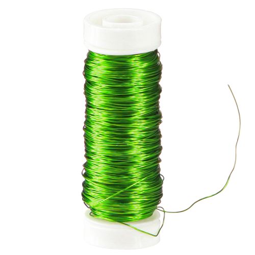 daiktų Deco emalio viela Ø0,30mm 30g 50m obuolių žalia