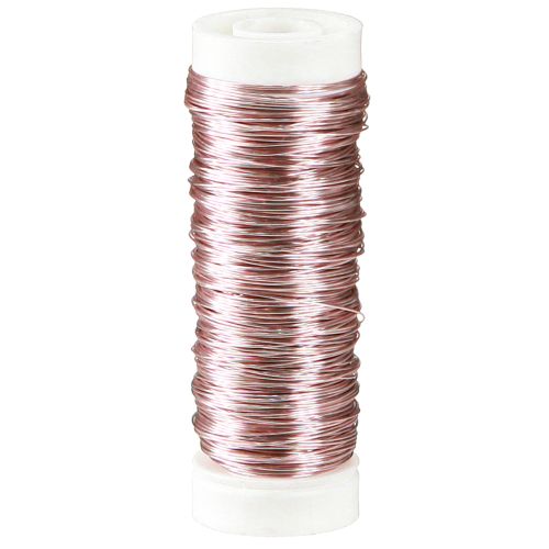 daiktų Deko viela Ø0,30mm 30g/50m rožinė