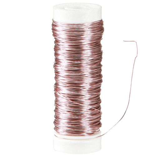 daiktų Deko viela Ø0,30mm 30g/50m rožinė