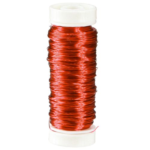daiktų Deko viela Ø0,30mm 30g/50m raudona