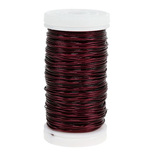 Deco Enameled Wire Wine Red Ø0,50mm 50m 100g