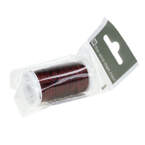 daiktų Deco Enameled Wire Wine Red Ø0,50mm 50m 100g
