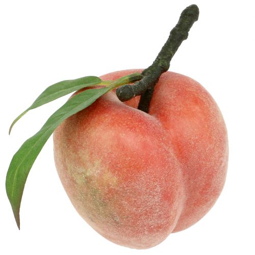 Floristik24 Deco vaisių persikų rožinė Ø8cm L10cm 4vnt