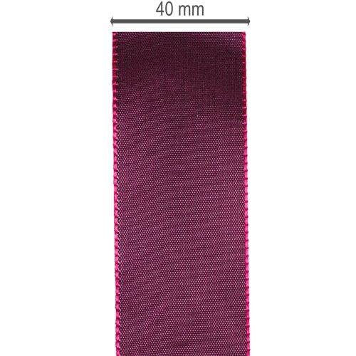 Dovanų juostelė taftos juostelė Kalėdinėms dovanoms 40 mm 50 m | Floristik24.lt