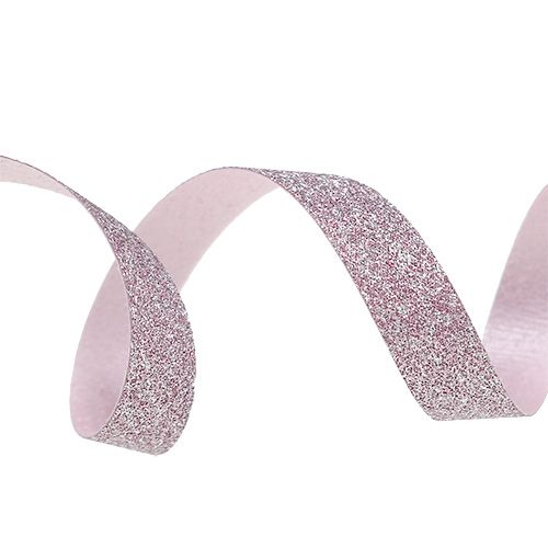 Floristik24 Dekoratyvinė juostelė šviesiai violetinė 5mm 150m