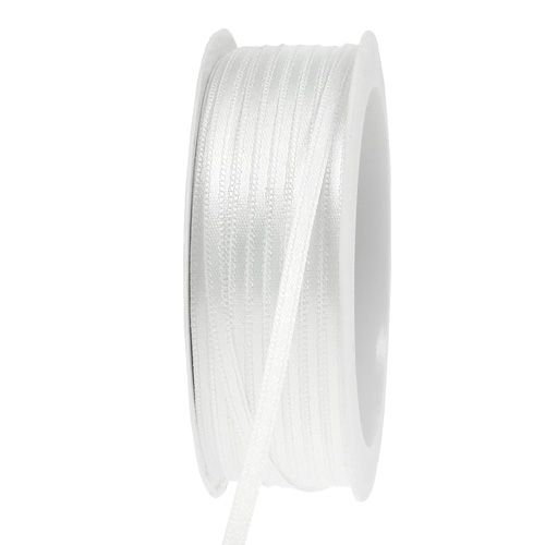 Dekoratyvinė juostelė balta 3mm 50m